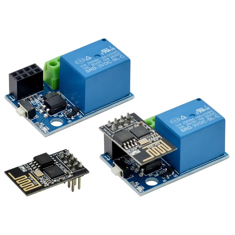 Home Automation Diy Projects - وحدة ريلاي واي فاي ESP8266 ESP-01S
