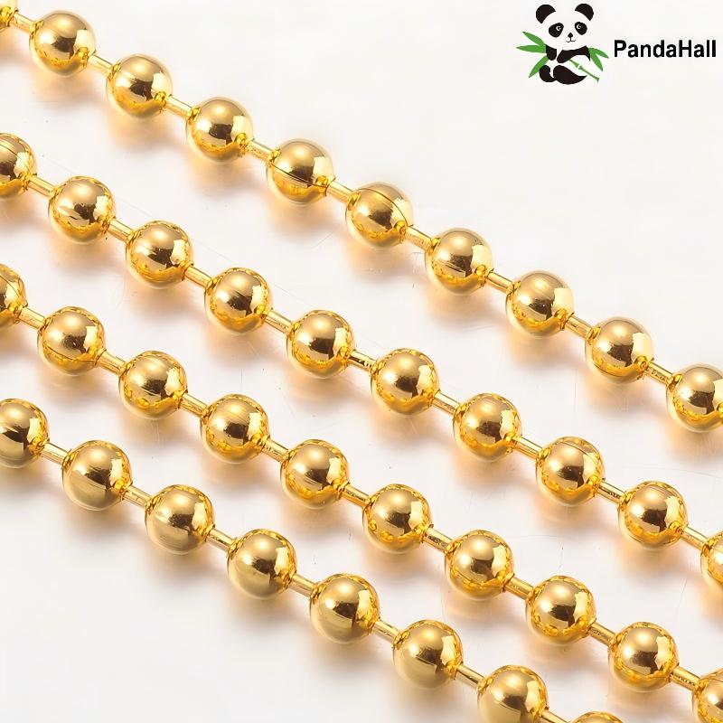 Diy Automation - سلسلة كروية ملحومة من PandaHall بطول