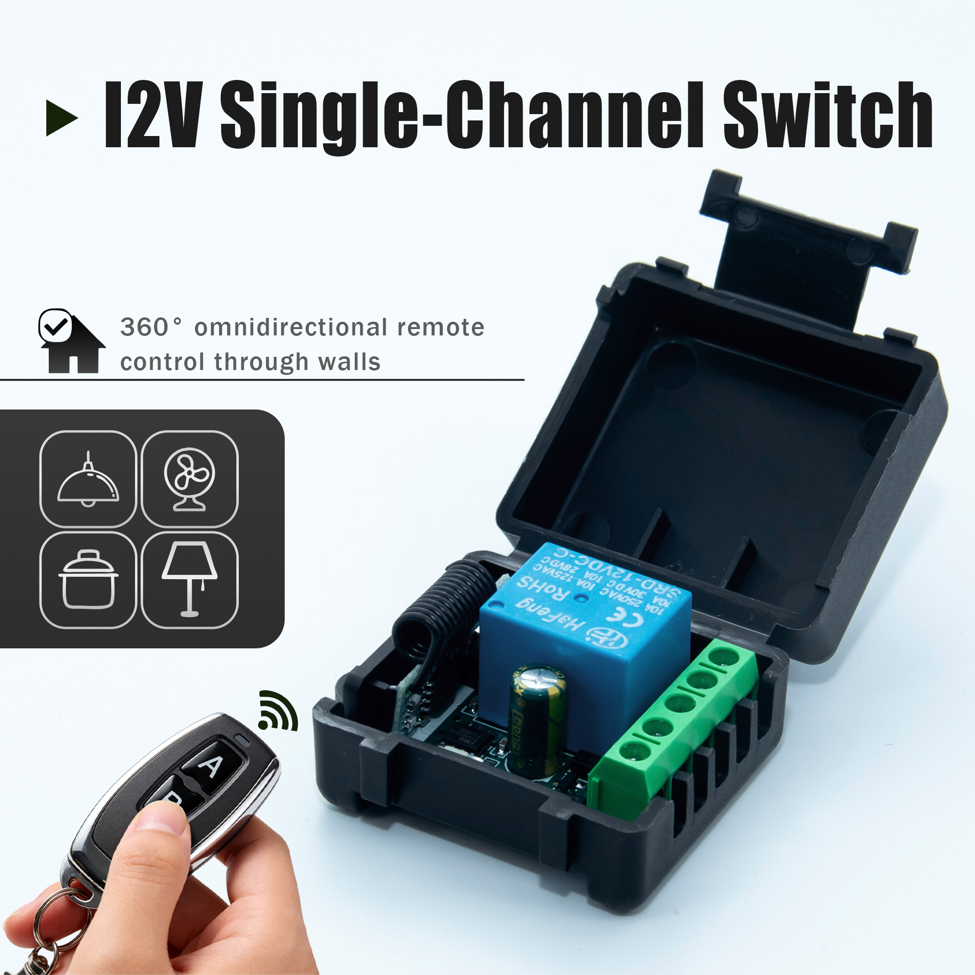 مفتاح تحكم عن بعد لاسلكي بتردد - مراجعة 433Mhz Receiver Module وسعره