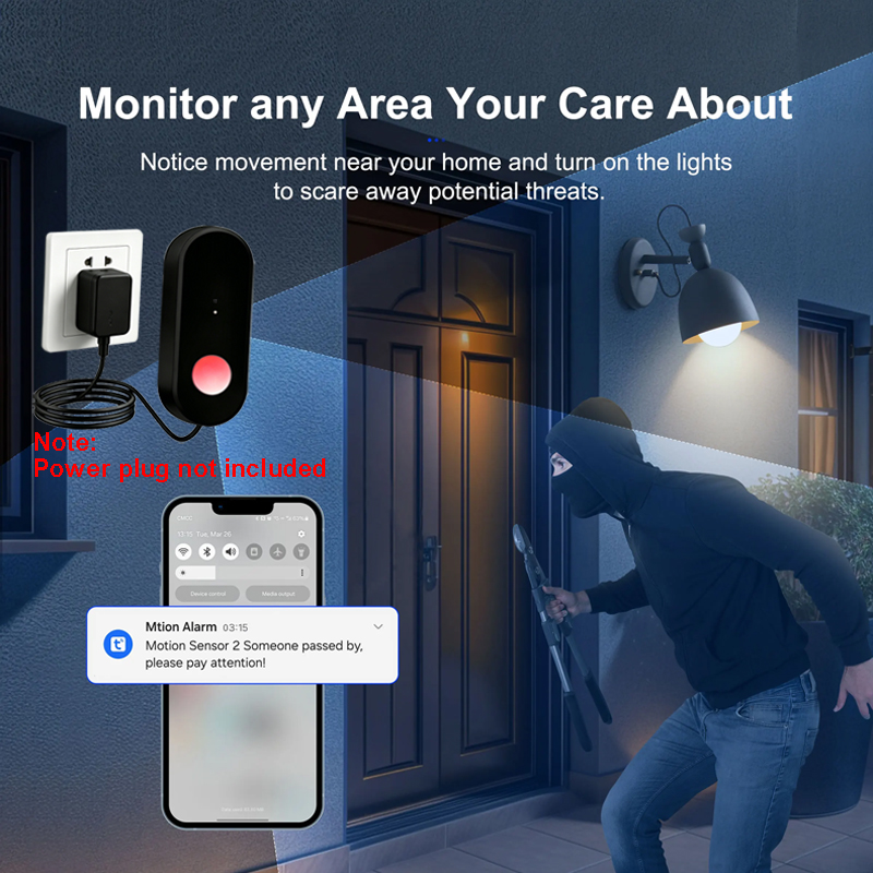 جهاز استشعار حركة بالأشعة تحت  - مراجعة Motion Sensor Pir Wired وسعره
