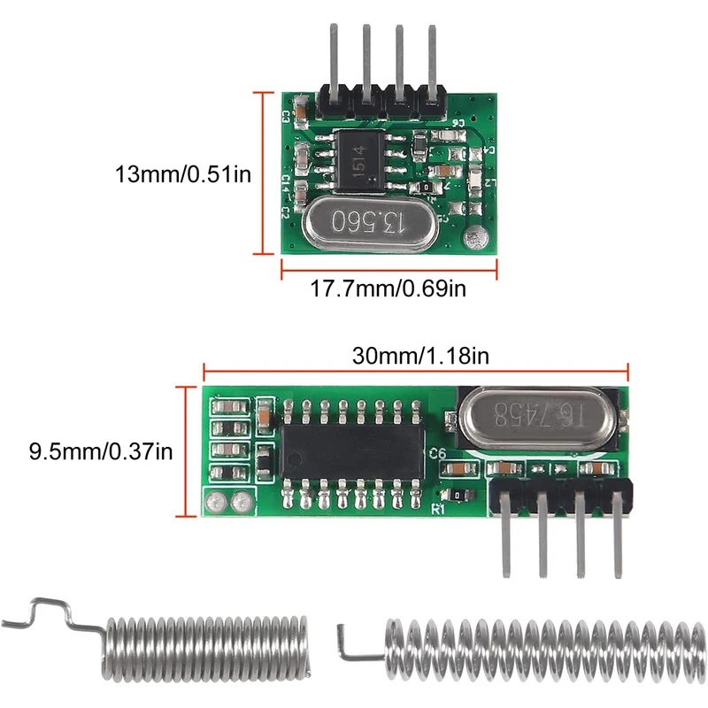 جهاز إرسال واستقبال لاسلكي بتر - مراجعة 433Mhz Receiver Module وسعره