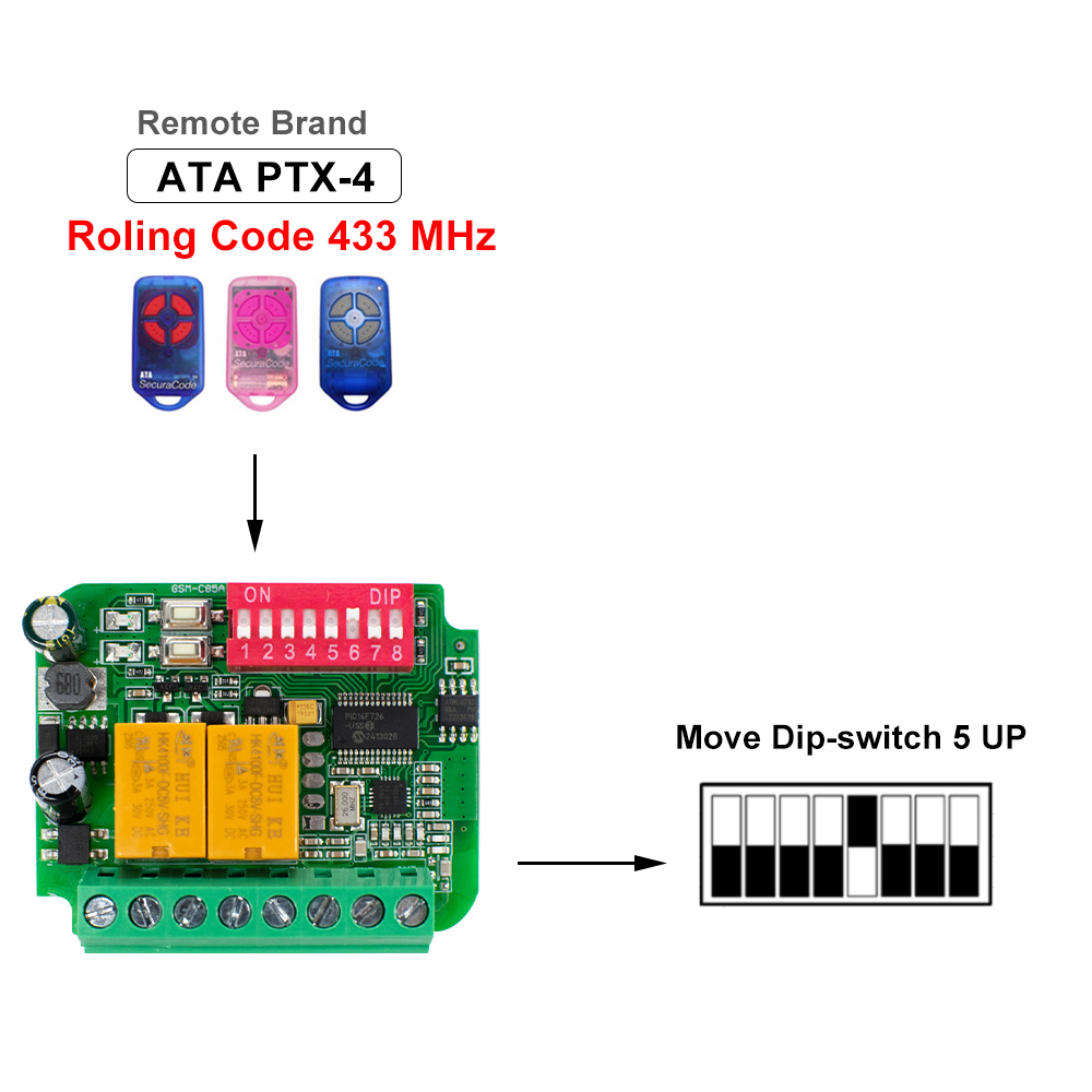 1-10 قطعة العالمي المرآب استقب - مراجعة 433Mhz Receiver Module وسعره