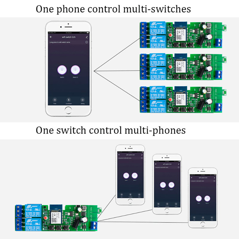 مفتاح ريلاي ذكي لتشغيل المحركا - مراجعة 433Mhz Receiver Module وسعره